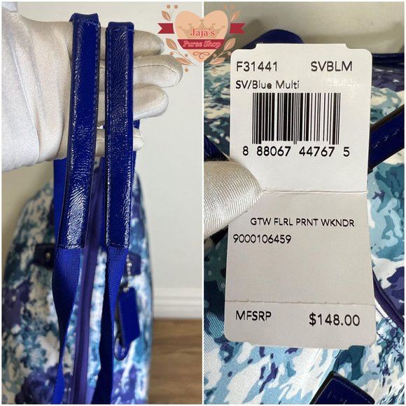 🪻Coach Floral Nylon Bag & Snap Pouch🪻 - Picture 5 of 17